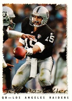 Jeff Hostetler Los Angeles Raiders 1995 Topps NFL #50